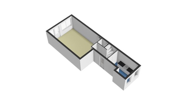 Floorplan - Gerrit Jan Mulderstraat 62A, 3023 RJ Rotterdam